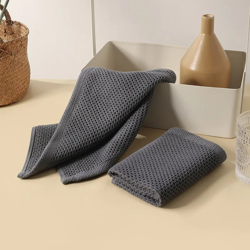 Lisslune | HoneyNest 6-Pack Cotton Honeycomb Hand Towels Set