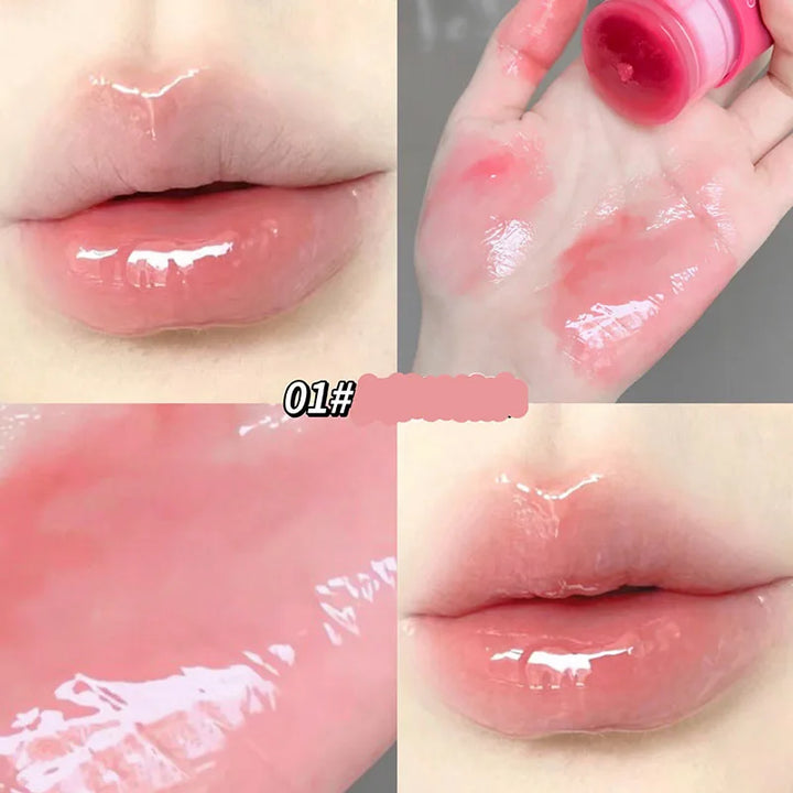 Rynx | Water Light Moisturizing Essence Lip Gloss Hydrating Nutrient-Rich Grape Purple Lip Tint Lipsticks Alternatives Korean Makeup Cosmetics