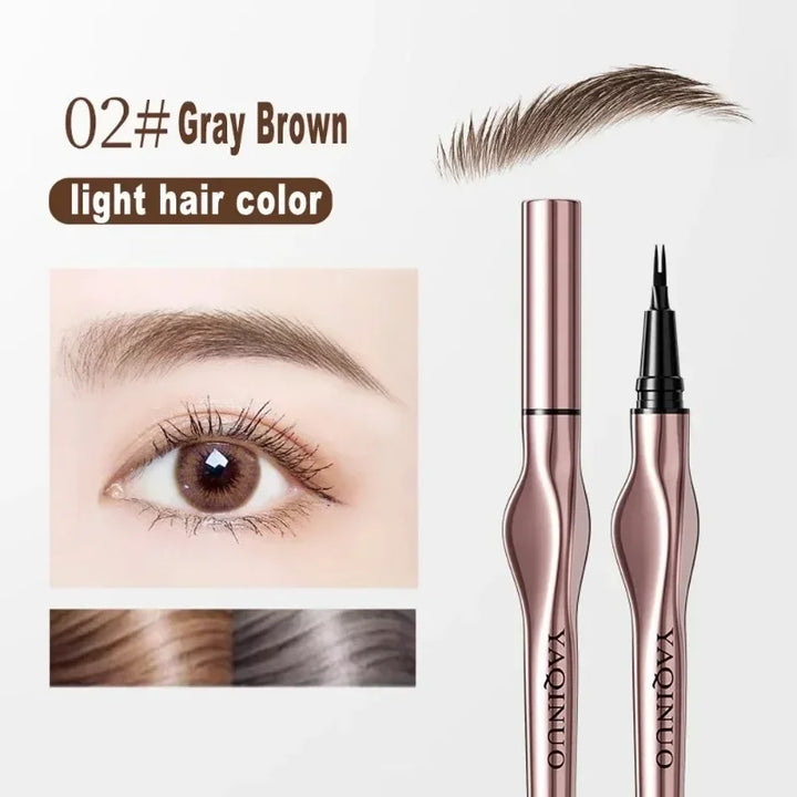 Rynx | Ultra-fine Wild Eyebrow Pencil Long-lasting Easy to Grip Eyebrow Tattoo Waterproof Thin Liquid Silkworm Eyebrow Pencil Makeup