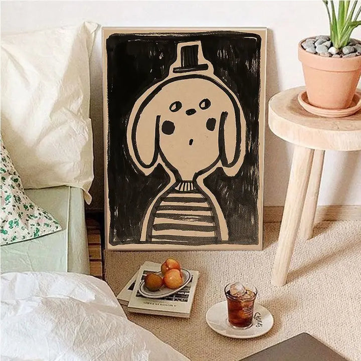 Lisslune | Vintage Cartoon Canvas Art