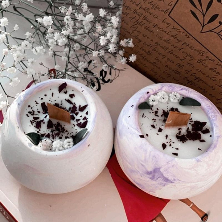 Lisslune | Round Silicone Molds for Creative Candle Holders and Stylish Plant Pots: Elevate Your Home Decor Projects