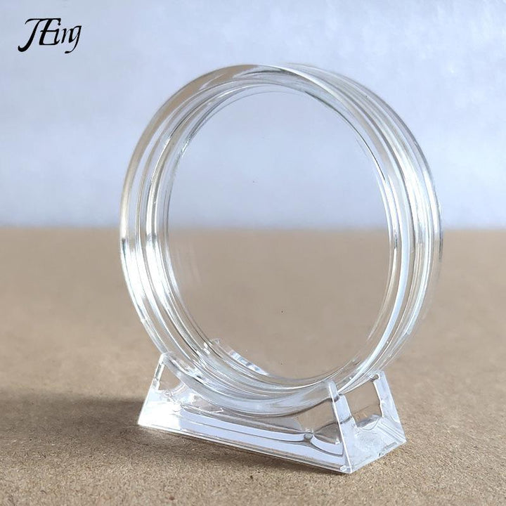 Lisslune | Deluxe Acrylic Display Case for 4cm Commemorative Coins - Protect and Showcase Your Treasures