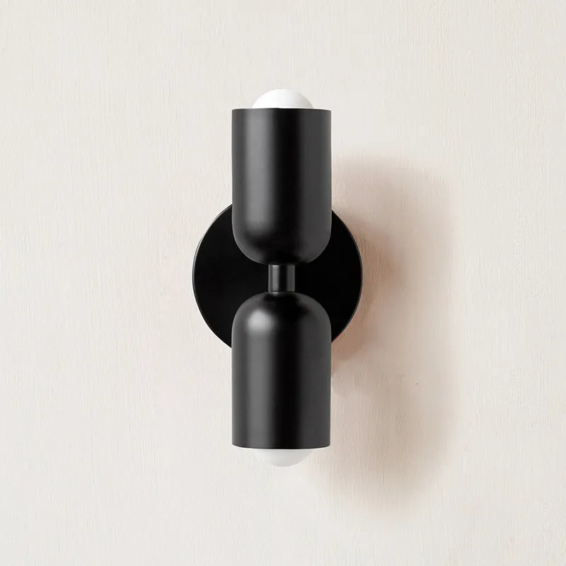 Lisslune | Double Head Wall Lamp Black Base