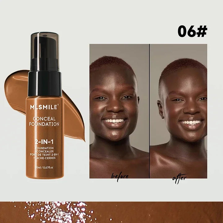 Rynx | Face Foundation Cream Oil Control Matte BBCream Waterproof Long-lasting Concealer Liquid Full Coverage Matte Base Professional Makeup