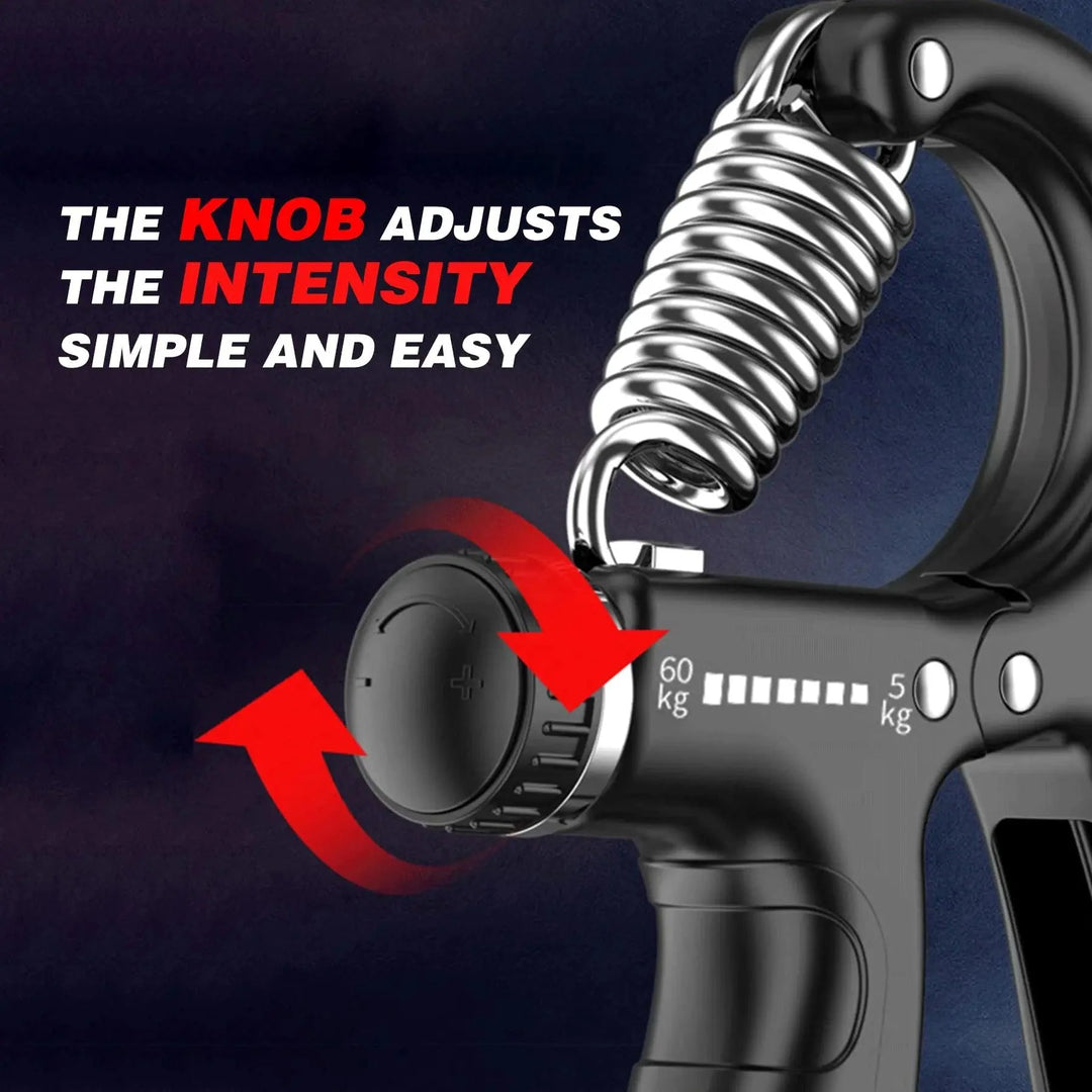 Lisslune | Adjustable Handle Grip Enhancer with Smart Counting Function - 11-132 lbs Resistance