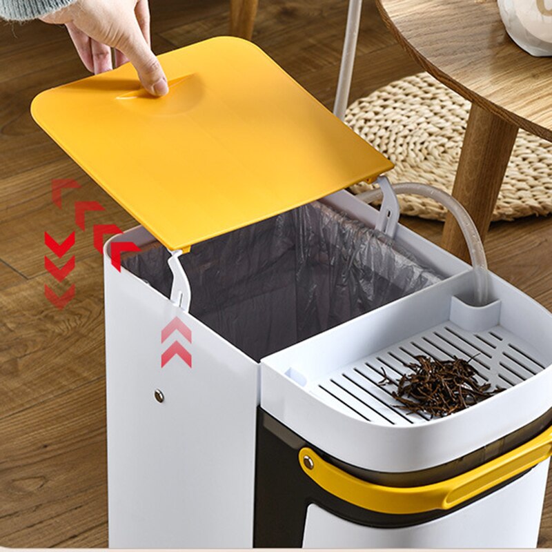 Lisslune | 2in1 Dry & Wet Storage Easy Trash Can