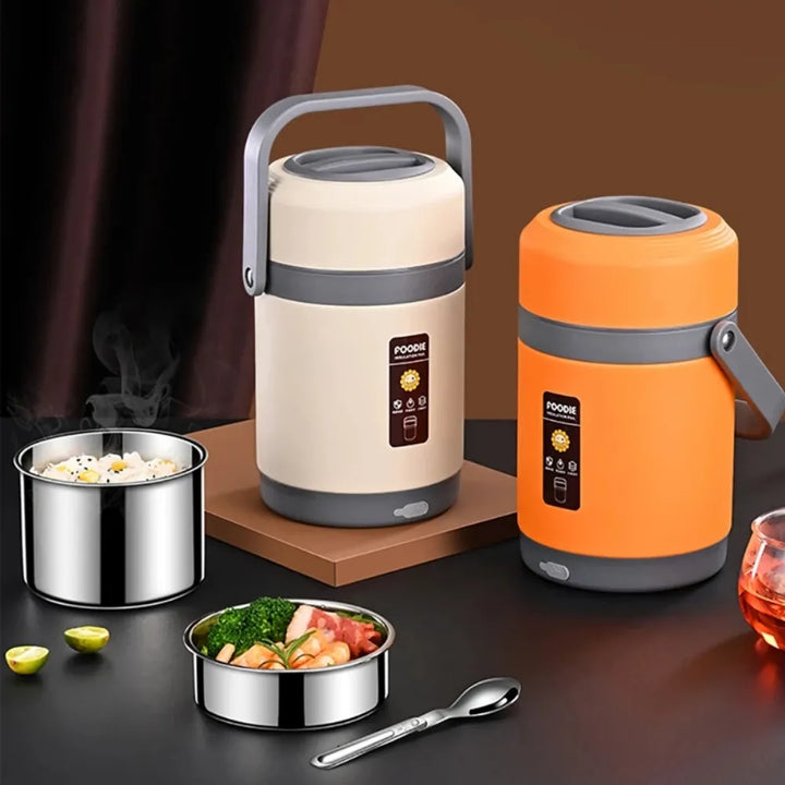 Lisslune | LunchJoy | Electric Lunchbox | Heats constantly | Enjoy healthily
