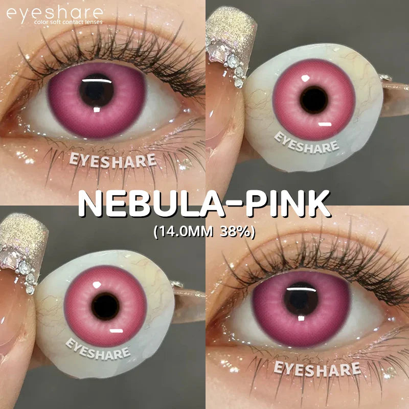 Rynx | 1 Pair Cosplay Contact Lenses Anime Eye Lenses Halloween Beautiful Pupils Red Cosmetic Color Contacts Annual Eye Lenses