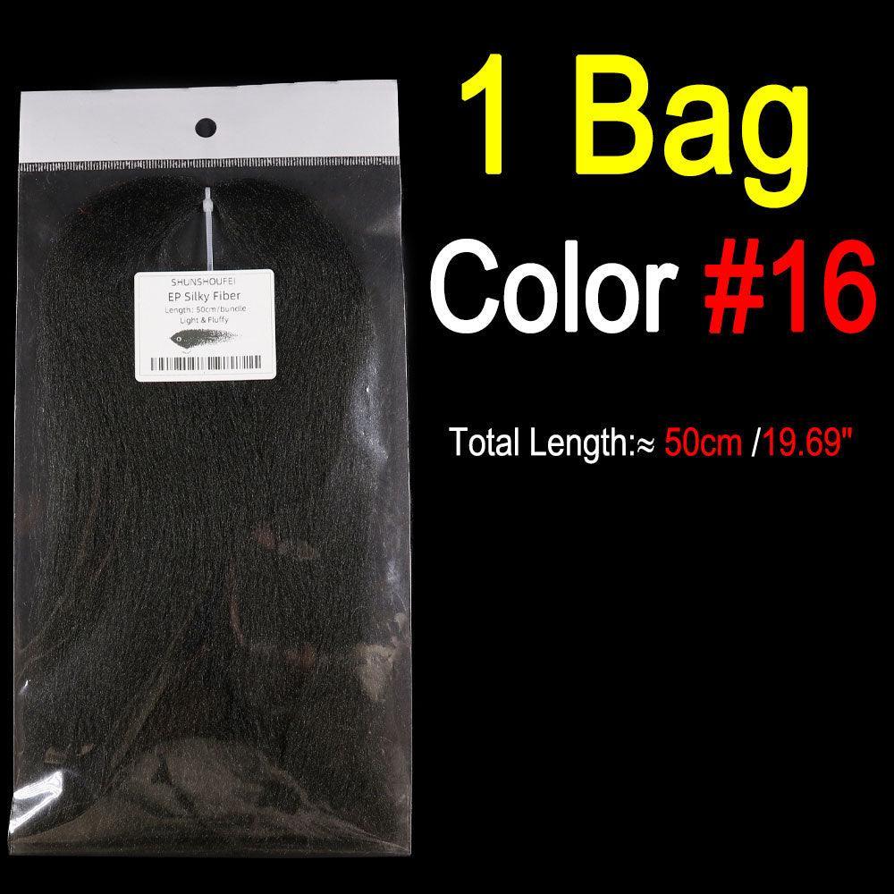 Lisslune | Vivid Synthetic Hair Fly Tying Material - High-Quality Fiber for Authentic Fly Designs