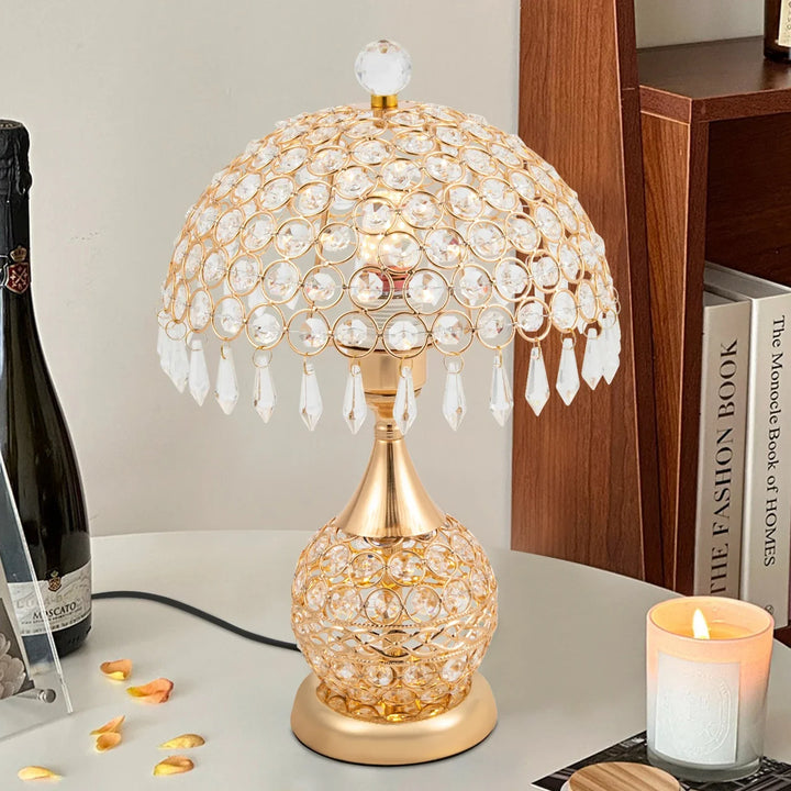 Lisslune | Modern Crystal Luxury Decorative Nightstand Lamp