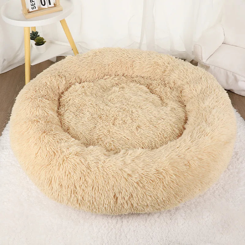 Lisslune | Calming Comfort Pet Bed | Breathable Plush Material
