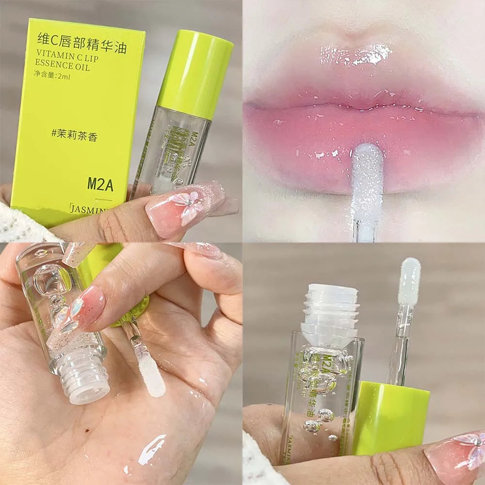 Rynx | Crystal Jelly Lip Oil Long-lasting moisturizing plumping liquid lipstick Clear lip tint hydrating non-sticky mirror lip gloss makeup