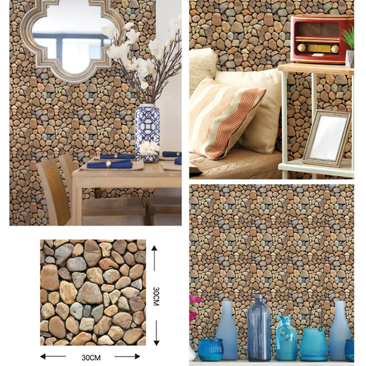 Lisslune | 3D Wall Brick Pattern Decal
