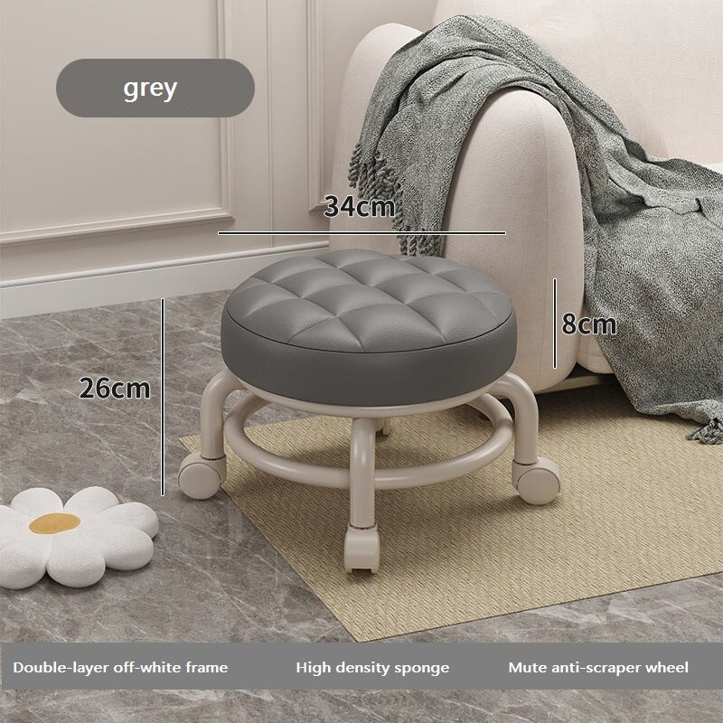 Lisslune | RollEase Mini Rolling Elegant Low Stool