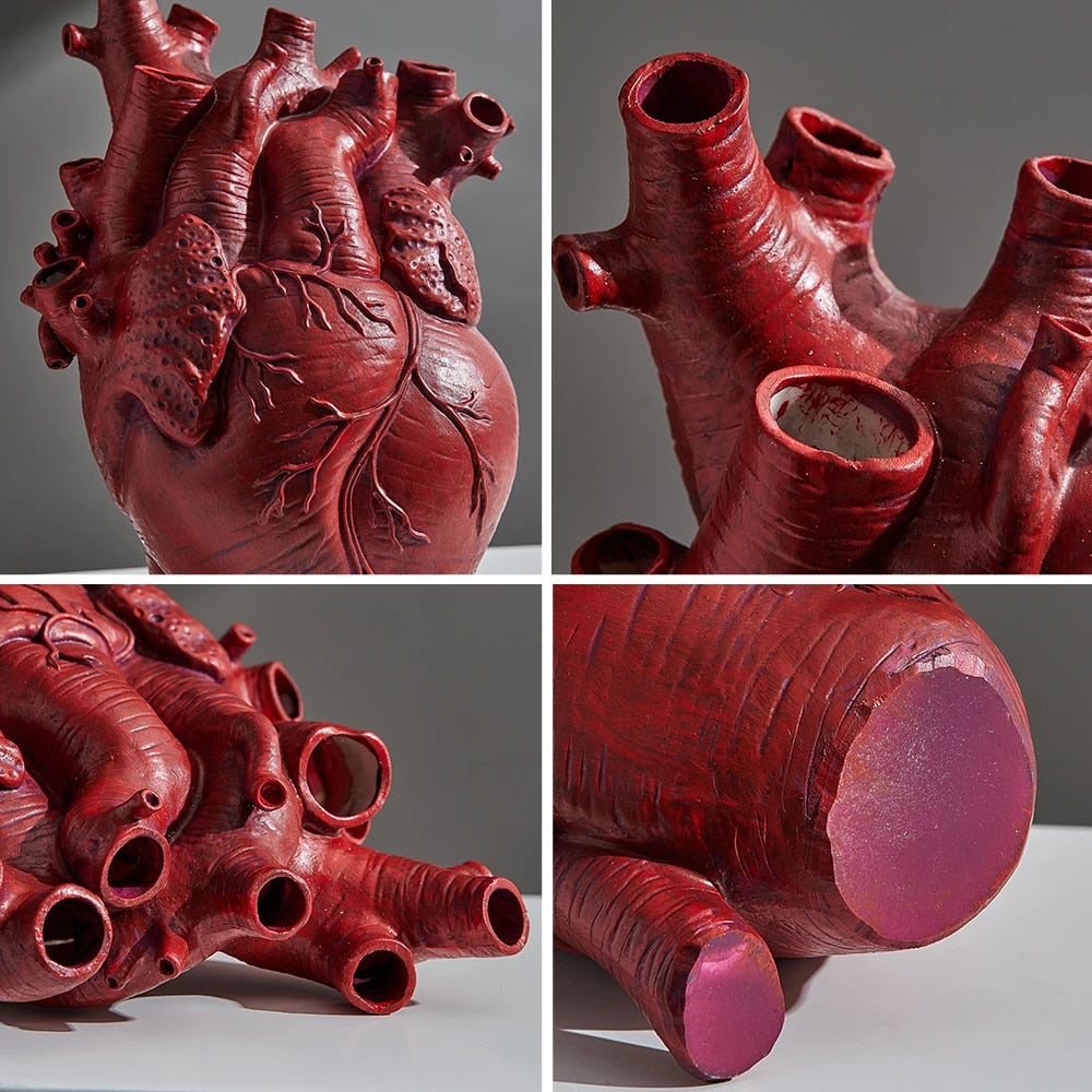 Lisslune | Heart Dry Plants Artificial Vase