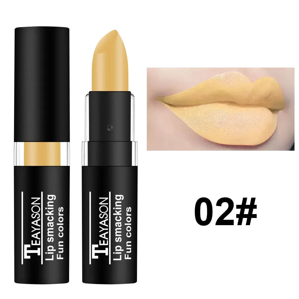Rynx | 12 Colors Matte Nude Lipsticks Waterproof Black Blue Velvet Lipstick Long-lasting Sexy Vampire Red Halloween Party Makeup Lipsticks