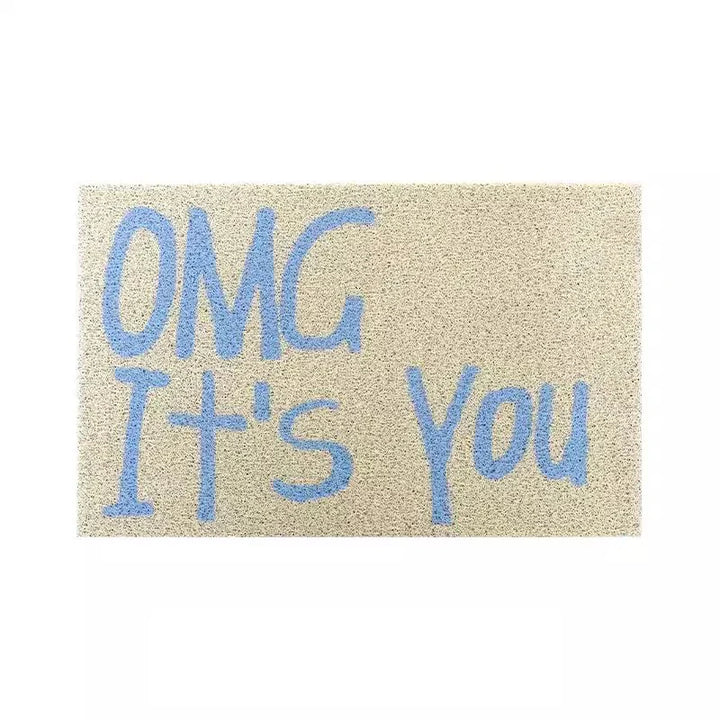 Rynx | PVC Letters Welcome Doormat Nordic Cuttable Entrance Mat Carpet Anti-Dust Floor Mat Outdoor Aesthetic Home Decor