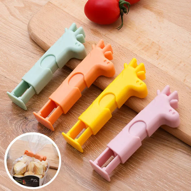 Lisslune | Cute Giraffe Plastic Bag Sealing Clip