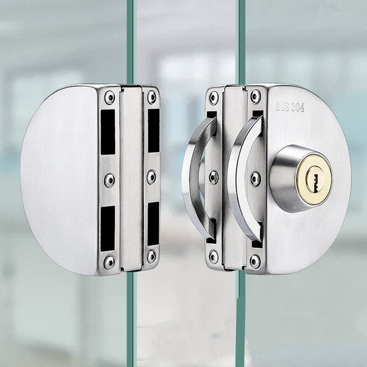 Lisslune | Sliding Door Stainless Steel Safety Glass Door Lock
