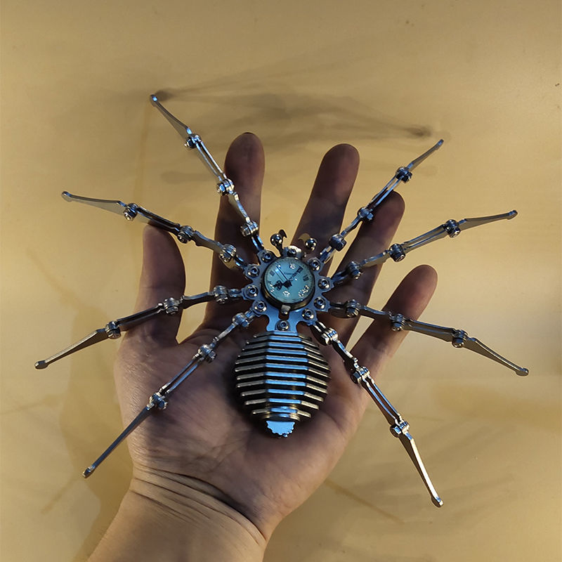 Lisslune | Robot spider Stainless Steel Mechanical Clock