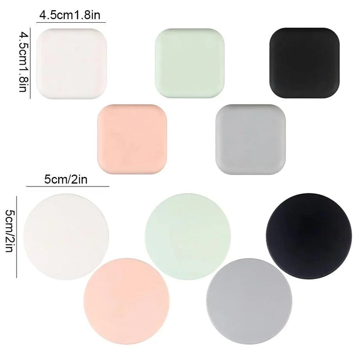 Lisslune | Self-Adhesive Silicone Caps for Door Handles - Elegant Shock-Absorbing Wall Protectors (Single Unit)
