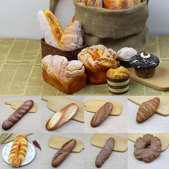 Lisslune | Elegant Artificial French Baguette Home Decoration for Kitchen and Display