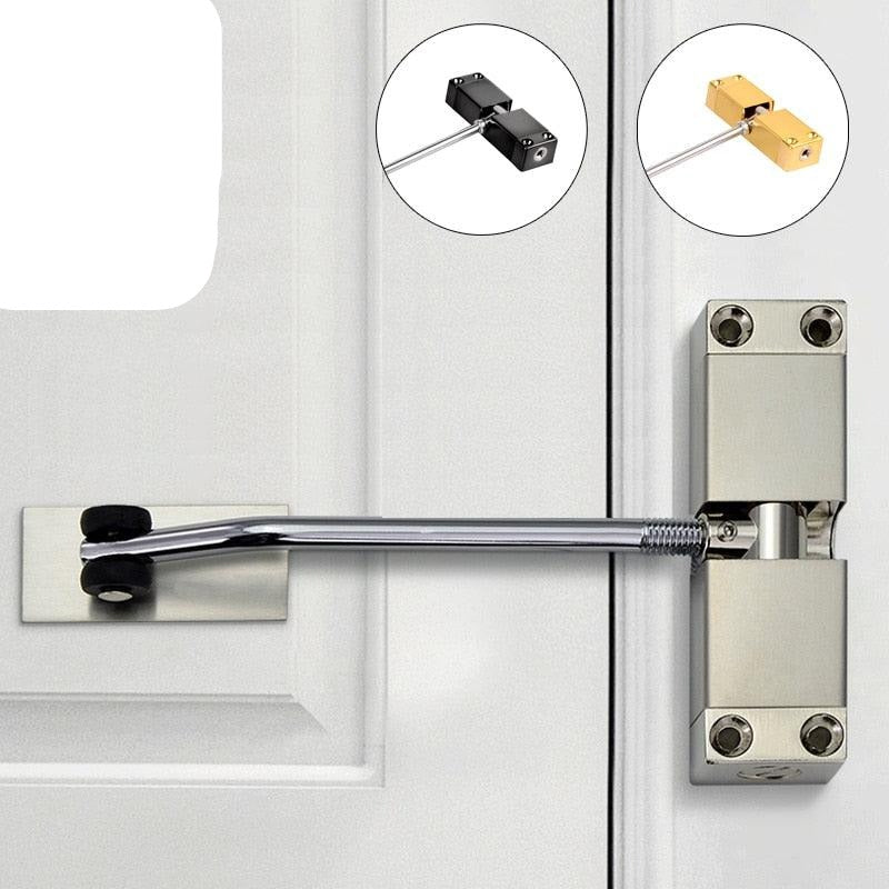 Lisslune | Versatile adjustable door closer made of stainless steel for all door sizes