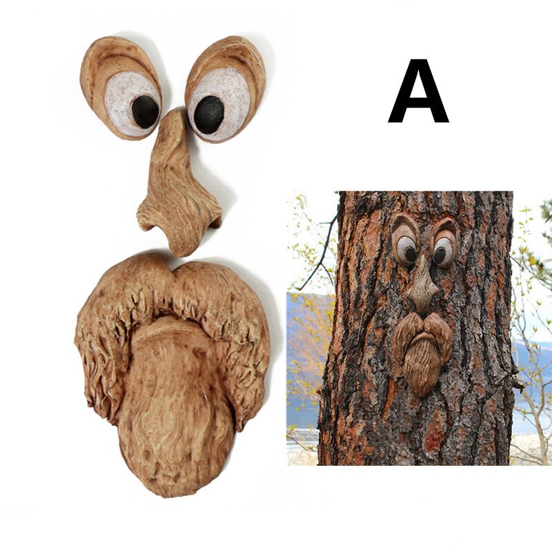 Lisslune | Eyes of Nature: Tree Face Bird Feeder Station