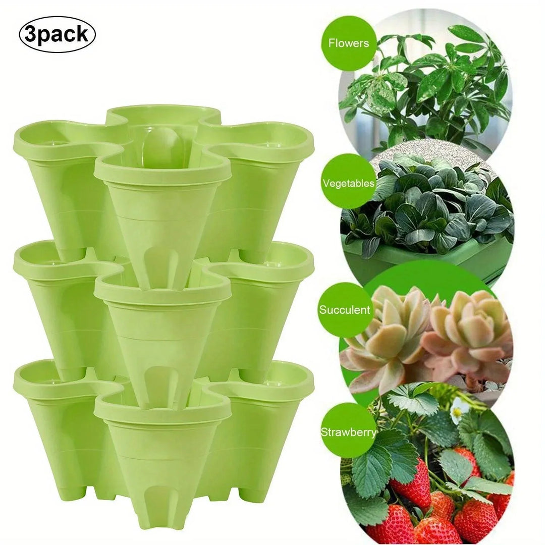 Lisslune | Space-saving vertical herb tower with mobile roll function