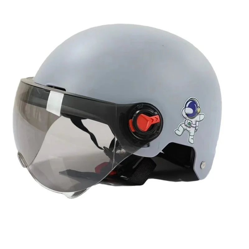 Lisslune | Open-Face Motorcycle Helmet with Goggles – Orion