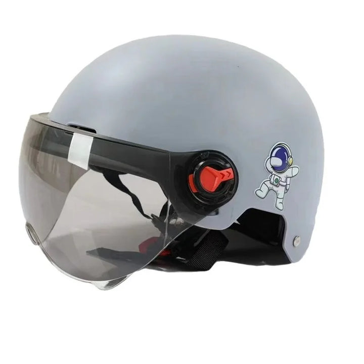 Lisslune | Open-Face Motorcycle Helmet with Goggles – Orion