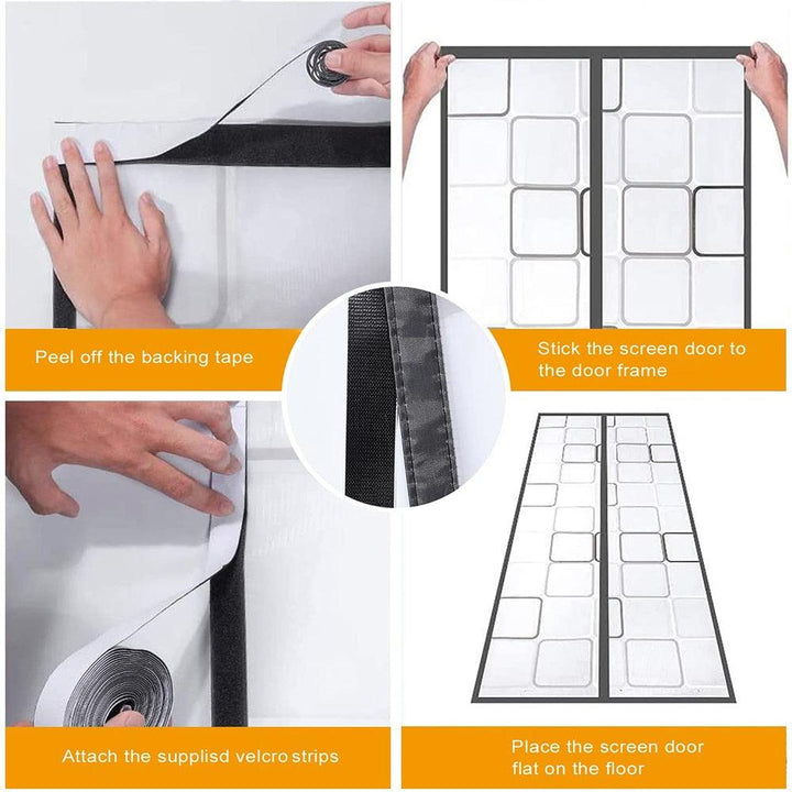 Lisslune | Magnetic insect-repellent curtain for superior home insulation