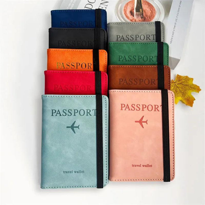 Lisslune | Stylish Genuine Leather RFID Passport Holder for Trendy Travelers