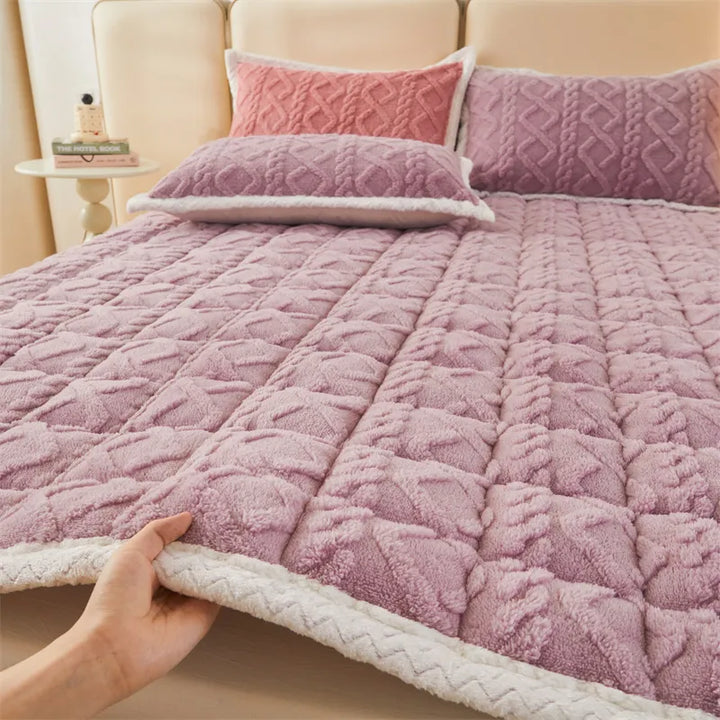 Lisslune | Thick Warm Winter Blanket Mattress Pad