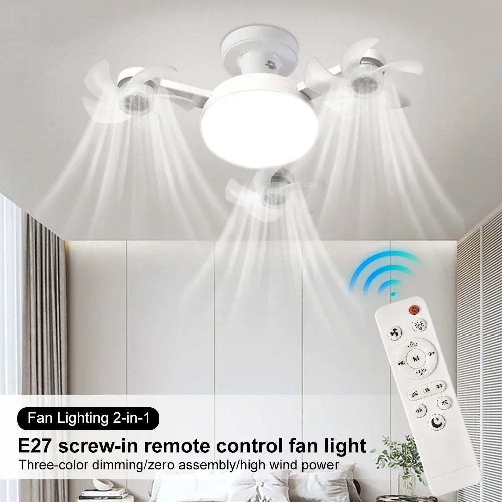 Lisslune | Sky Light LED Ceiling Fan Lamp