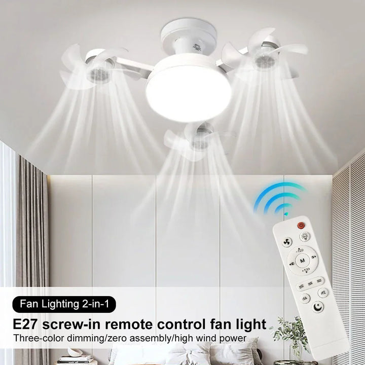 Lisslune | Sky Light LED Ceiling Fan Lamp