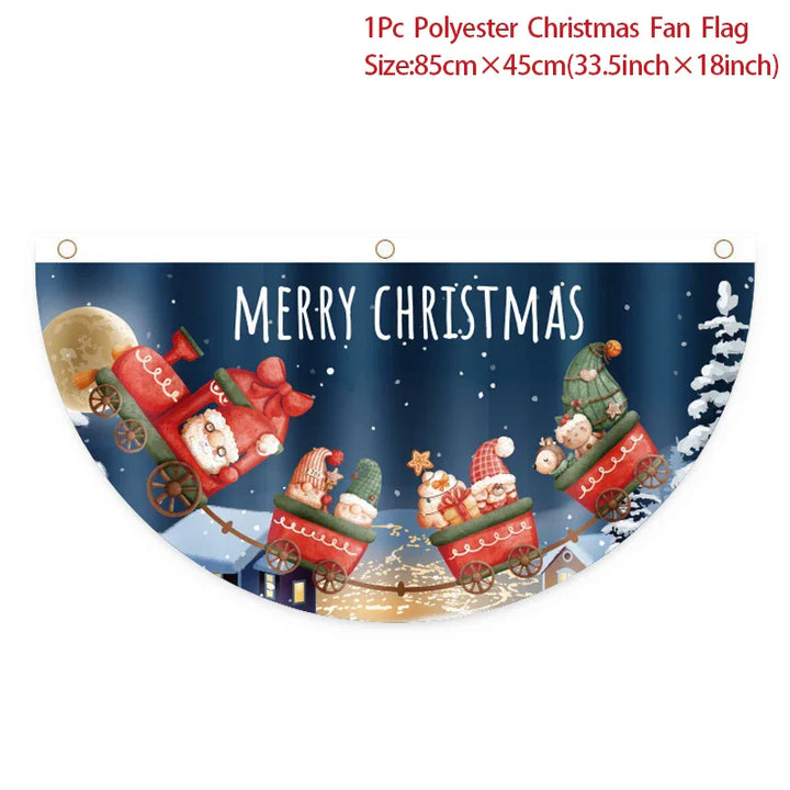 Rynx Merry Christmas Door Banner Hanging Decoration Christmas Decoration for Home Xmas Navidad Happy New Year