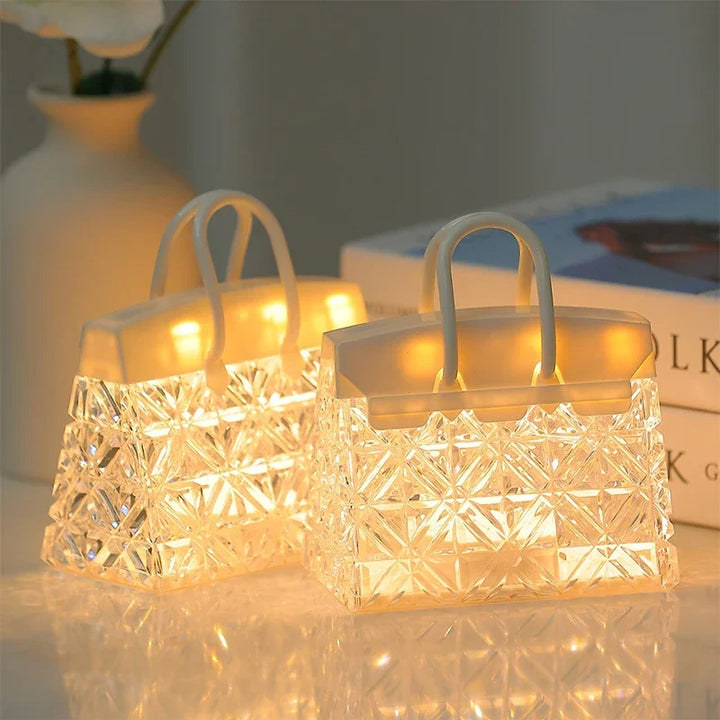 Lisslune | CrystalBag | Creative Acrylic Night Light in Handbag Shape