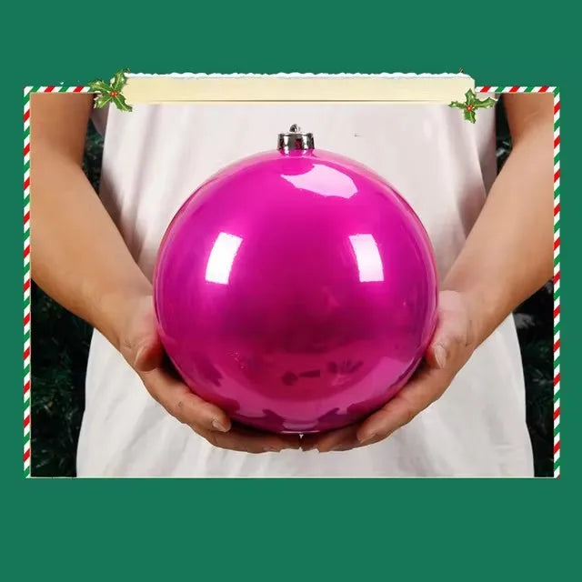 Rynx | 1pcs 120mm-250mm Pearl shiny Christmas tree ball decoration hanging for home bar party birthday wedding Xmas decoration