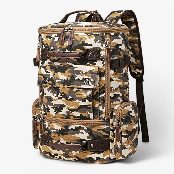 Lisslune | Vintage Canvas Backpack – Stylish & Functional with Laptop Compartment for Everyday & Adventure