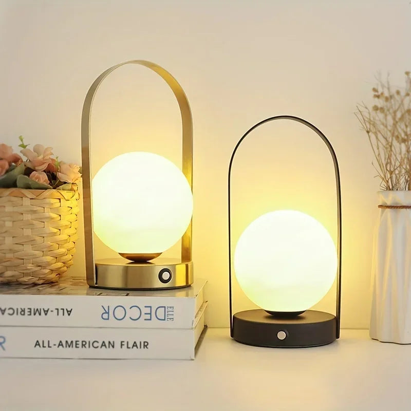 Lisslune | Wireless Rechargeable Outdoor Table Lamp – LED Garden Light