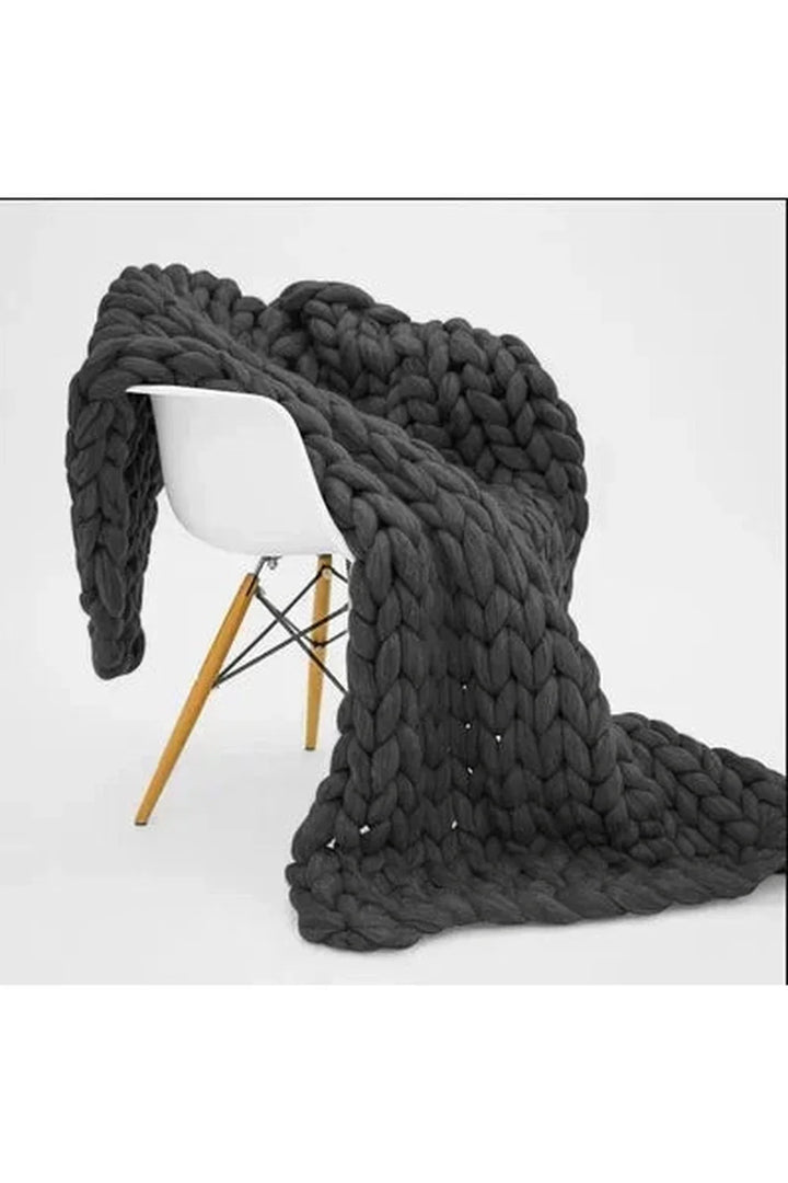 Lisslune | Chunky Knit Blanket