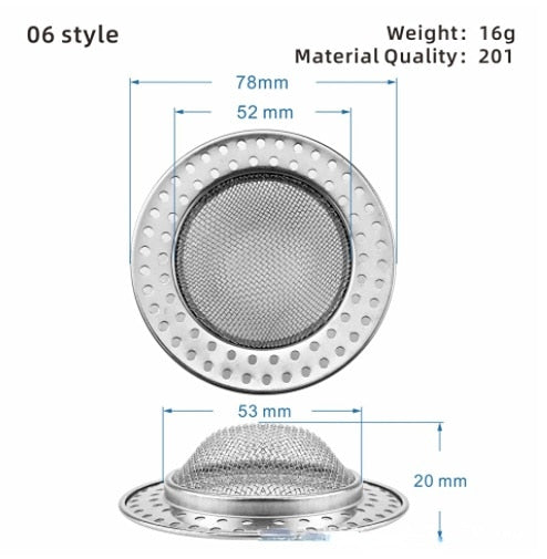Lisslune | Stainless Steel Sink Drain Catch All Strainer
