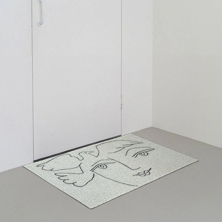 Rynx | Nordic PVC Matisse Painting Doormat Cuttable Portrait House Entrance Welcome Mat Carpet Floor Mat Outdoor Home Room Decoration