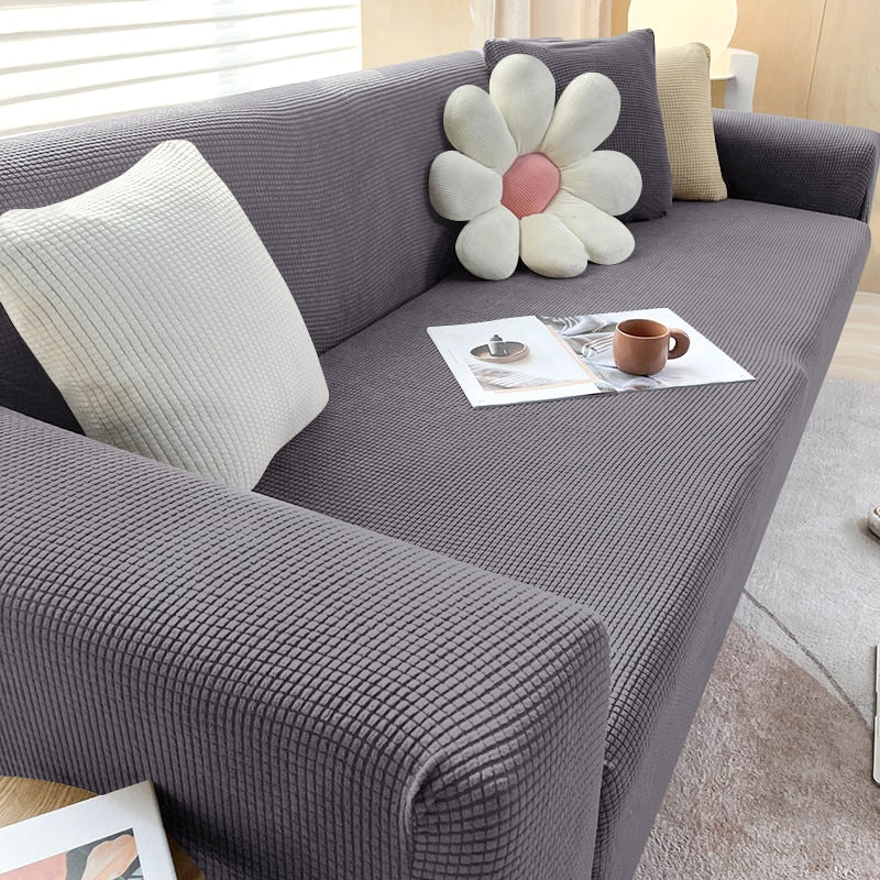 Lisslune | FlexiCover Elastic Sofa Cover – Protection Cover for Corner Sofas and Standard Sofas