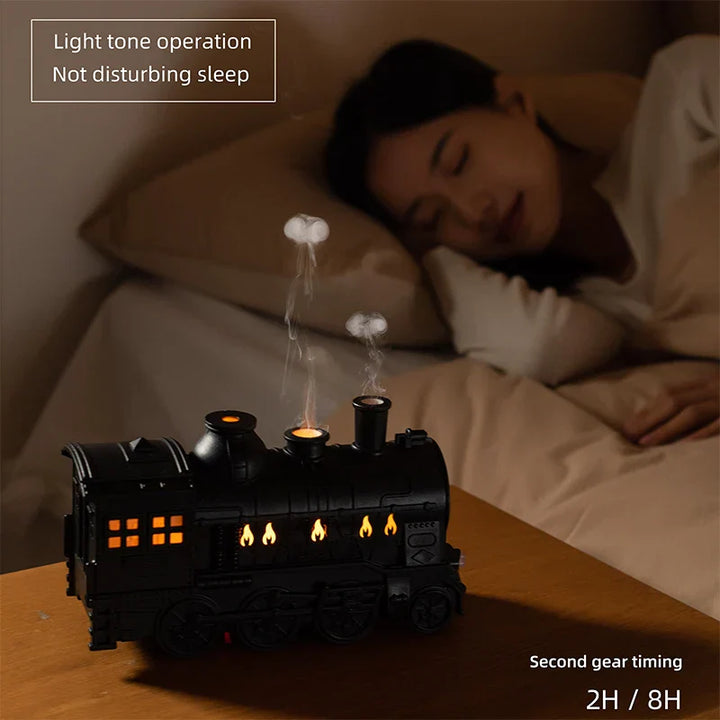 Lisslune | Mini Train Aromatherapy Essential Oil Diffuser Lamp Decor