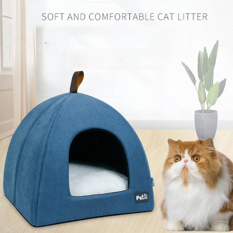 Lisslune | Elegant Velvet Mini Tent for Small Pet Comfort - Cozy Retreat