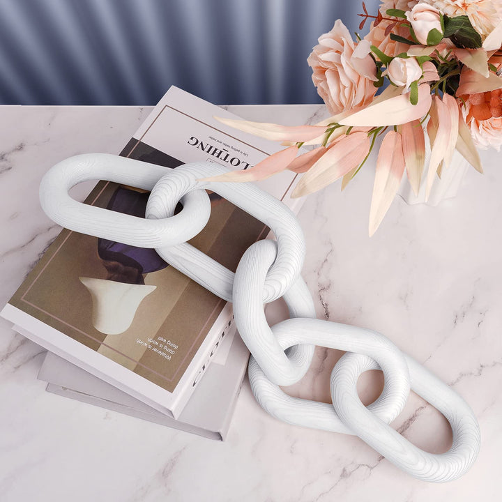 Lisslune | Modern Wooden Chain Link Decor