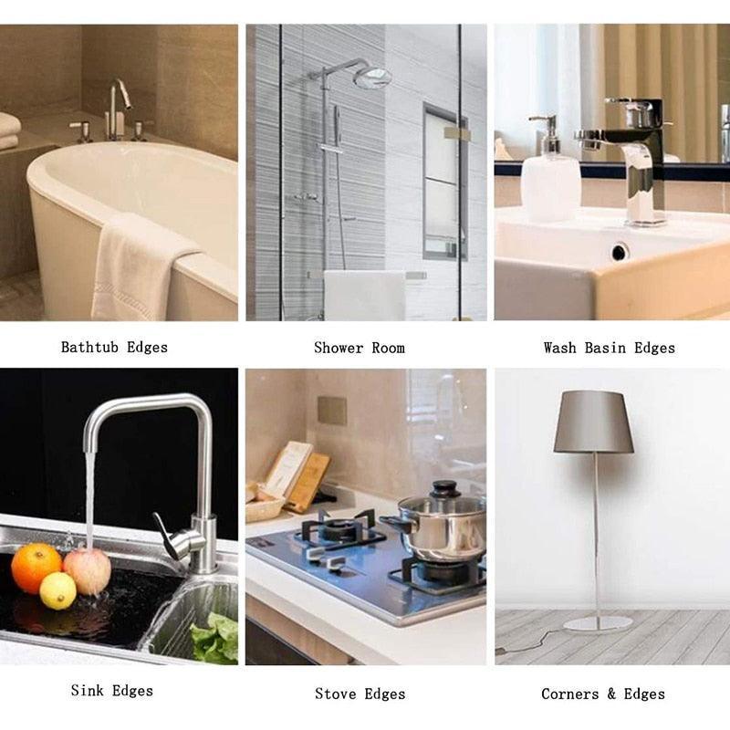 Lisslune | Sustainable waterproof kitchen sink sticker set with reusable stickers
