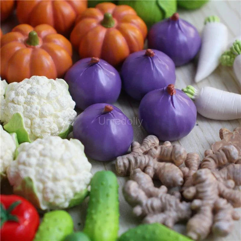 Lisslune | 1/6 scale miniature dollhouse pumpkin vegetable toy for Blyth BJD doll accessories